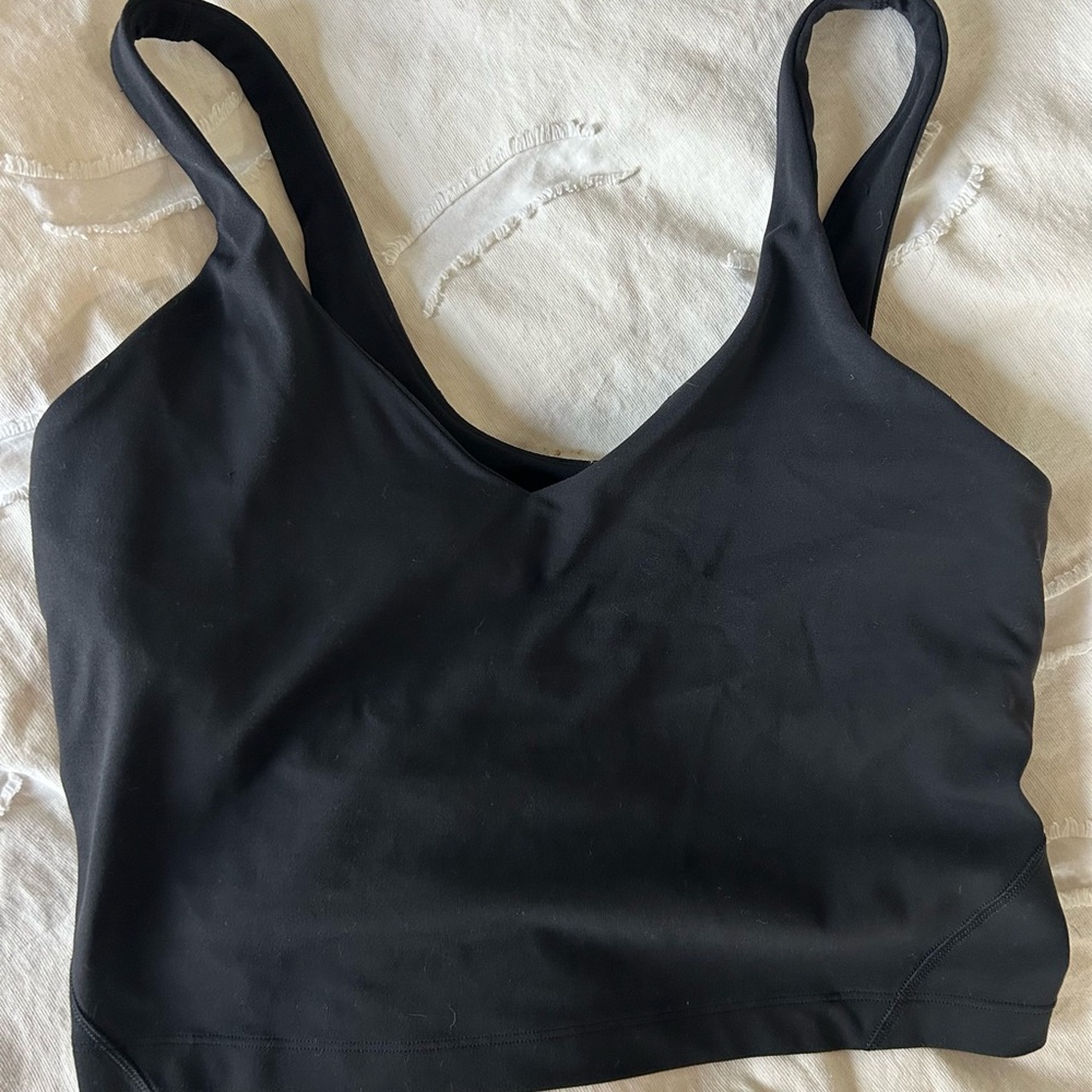 Black lululemon Align Tank Top (light support)